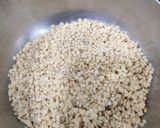 A picture of step 1 of Dahi Bhalla.