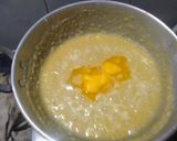 A picture of step 3 of Badam Halwa.