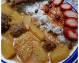 Foto langkah ke 3 dari resep Nasi Kari Vegan.