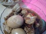 Oseng toge & telur kecap pedas manis