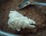 A picture of step 7 of Chocolate Sooji Halwa.