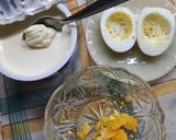 Foto del paso 4 de la receta: Huevos rellenos sin mayonesa (1)