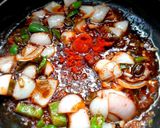A picture of step 6 of Baby corn Manchurian.