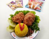 Foto langkah ke 5 dari resep Nasi Kuning Ayam Crispy.
