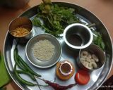 A picture of step 3 of Idli Upma.