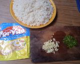 Foto langkah ke 2 dari resep Nasi Goreng Daun Jeruk.