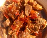 A picture of step 2 of Special beef pepper soup.