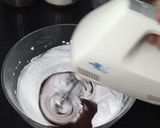 A picture of step 9 of New Year chocolate Cake 2023.