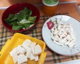 Foto langkah ke 1 dari resep Tumis Jamur, Pai Chai dan Tahu.