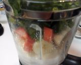 A picture of step 1 of Vergitable and fruits smoothy.