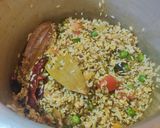 A picture of step 8 of Moong Daal khichdi.
