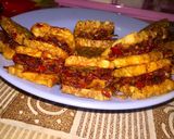 Foto langkah ke 3 dari resep Tempe goreng isi rebon pedas.