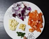 A picture of step 3 of Masala Prawn Curry|Prawn masala curry.