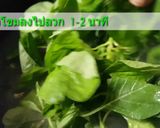 รูปขั้นตอนการทำที่ 2 ของ ผักโขมเบคอนอบชีส