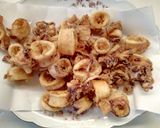 A picture of step 4 of Fried Calamari.