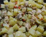 Foto del paso 3 de la receta: Pechuga y papas a la salsa cremosa 🤤