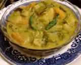 শীতের সব্জী দিয়ে মুগ মসুর ডাল (shiter sabji diye moong dal recipe in Bengali) রেসিপি ধাপ - 6 ছবি