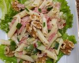 A picture of step 4 of Chipotle pasta Salad.