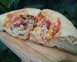 Foto langkah ke 8 dari resep Roti Pizza.