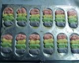 Foto langkah ke 3 dari resep Lidah kucing pelangi.