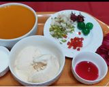 A picture of step 1 of Mango Mastani.