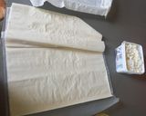 A picture of step 1 of Quick Crumpled Cheese Pie (Patsavouropita) with Soda.