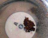 A picture of step 4 of Gulkand, Chocochips, Pineapple,Muskmelon and Dates Icecream.