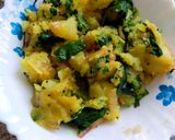 A picture of step 1 of Aloo ki sabji.