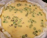 A picture of step 3 of Prawn and asparagus quiche.