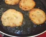 A picture of step 6 of Fruit milk powder Malpua.