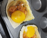 Foto langkah ke 3 dari resep Roti Sosis Telur Panggang.