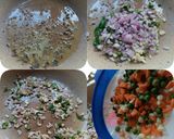A picture of step 1 of Broken Wheat Upma with Mixed Veggies.