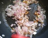 A picture of step 2 of Baked palak paneer rice.