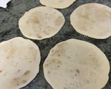 A picture of step 2 of Saffon stuff vedmi (puran poli).