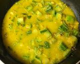 A picture of step 4 of Jhinge Aloo Posto (Ridge Gourd & Potato in Poppy Seeds Gravy - Bengali Style).