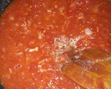 A picture of step 2 of Tagliatelle Arrabbiata.