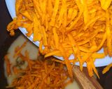 A picture of step 2 of Raw Turmeric Sabzi.