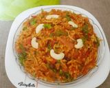 A picture of step 7 of Pavbhaji Pulao.