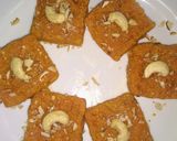 A picture of step 3 of Gajar barfi.