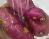 A picture of step 1 of Sweet potato chips.