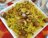 A picture of step 9 of Shahi Moti Pulav.