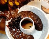 Foto langkah ke 4 dari resep Bolu Pisang Selai Coklat.
