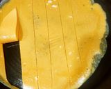 A picture of step 4 of Striped cheese Omelette.