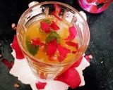 A picture of step 2 of Orange rose mojito mocktail.