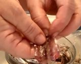 A picture of step 3 of Microwave Marinated Anchovies with Olive Oil, Lemon, Salt, and Pepper.