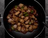 A picture of step 10 of Chilli Chicken.