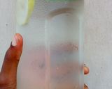 A picture of step 3 of Cucumber 🥒 lemon 🍋infused water.