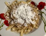 A picture of step 5 of Walnut noodles.
