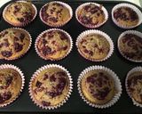 A picture of step 6 of Eggless Vanilla Plum Jam Cup cake.