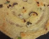 A picture of step 4 of Moong Dal Chilla.